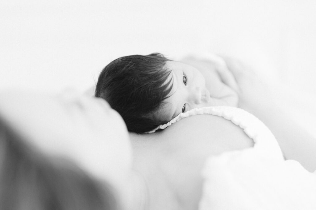 newborn photographer Westlake Village mother and baby connection